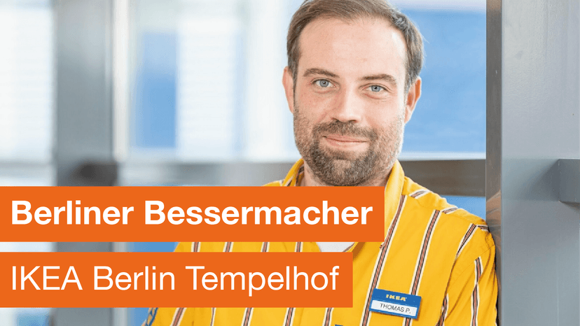 Berliner Bessermacher: BR im Interview mit IKEA Berlin Tempelhof